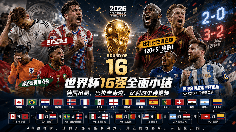 2026年世界杯16强全面小结